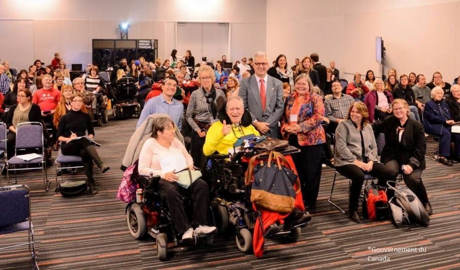 Participants aux consultations de Canada Accessible à Montréal.