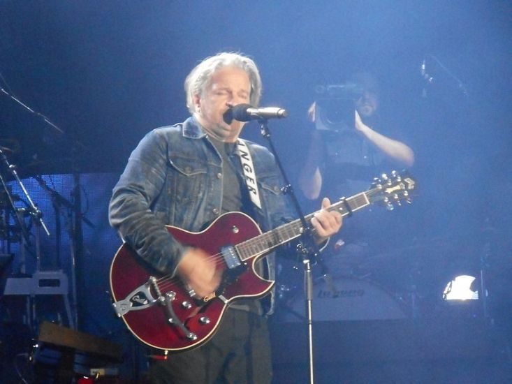Daniel Bélanger en spectacle à la Saint-Jean en 2015.