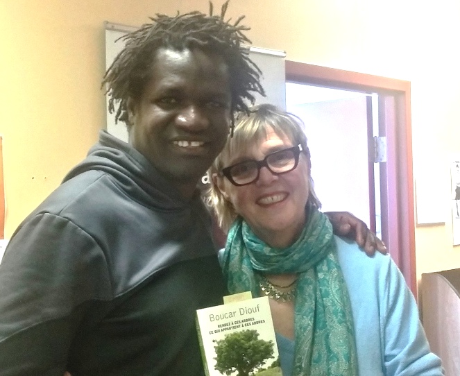 Boucar Diouf et Clotilde Seille