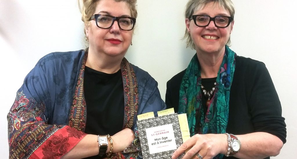 Geneviève St-Germain et Clotilde Seille. Geneviève St-Germain et Clotilde Seille.