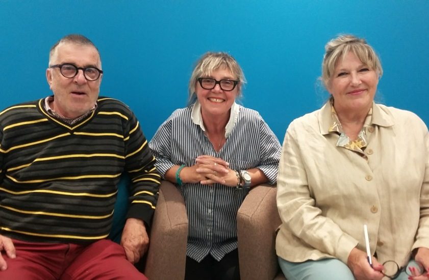 Michel Laval, Clotilde Seille et Danièle Ouimet. 