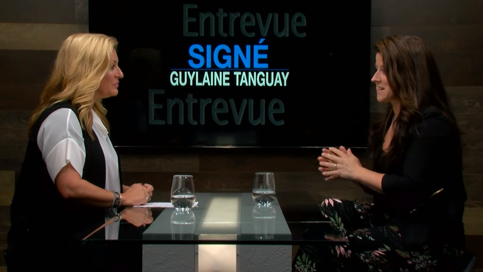 Guylaine Tanguay et Marie-Élaine Thibert.