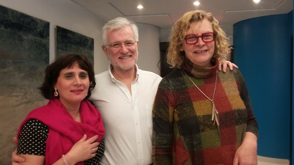 Catherine Bourderon, François Barruel et Michelle Blanc.