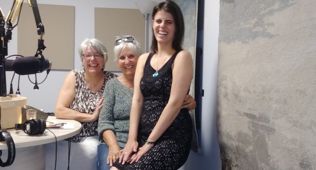 Mireille Bouchard, Arlette Fara et Claudia Nigrelli .