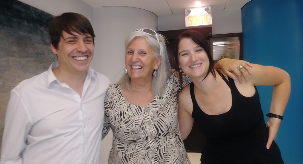 Arlette et ses invités.