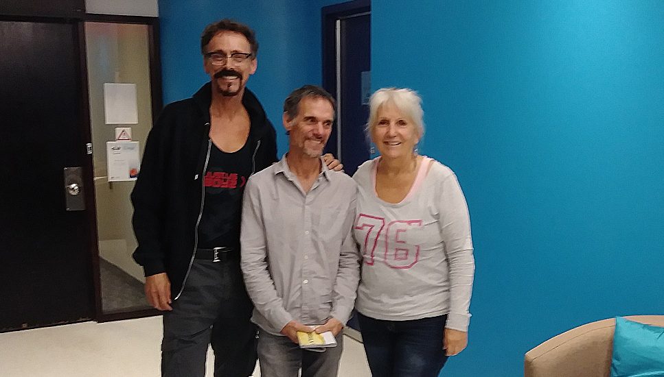 Arlette et ses invités. 