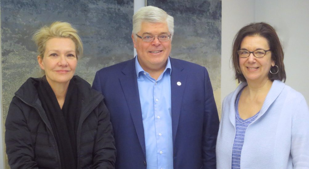 Élise Guilbault, Richard D Daneau et Hélène Denis