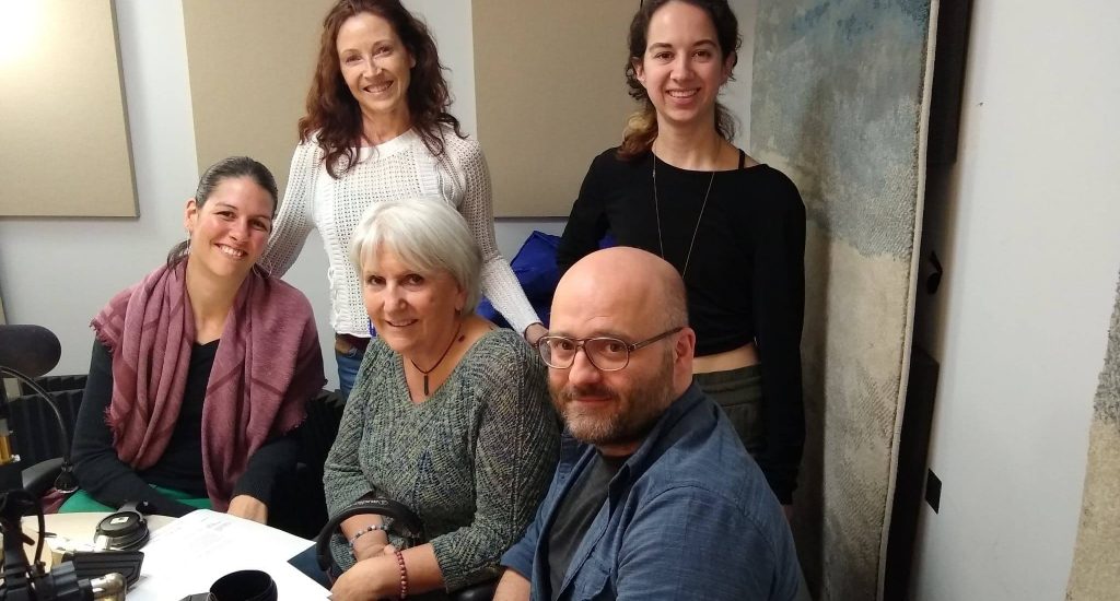 Arlette entourée de ses invités du 30 avril.