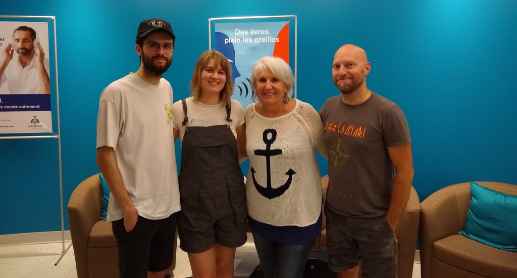 Arlette entourée de ses invités du 12 juin 2019