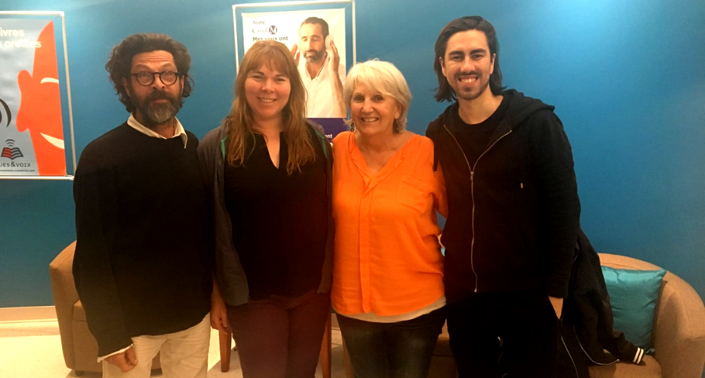 Arlette entourée de ses invités du 20 juin 2019