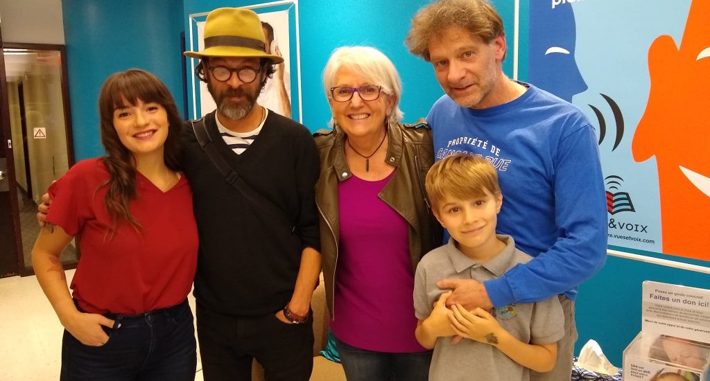 Arlette entourée de ses invités du 6 juin 2019