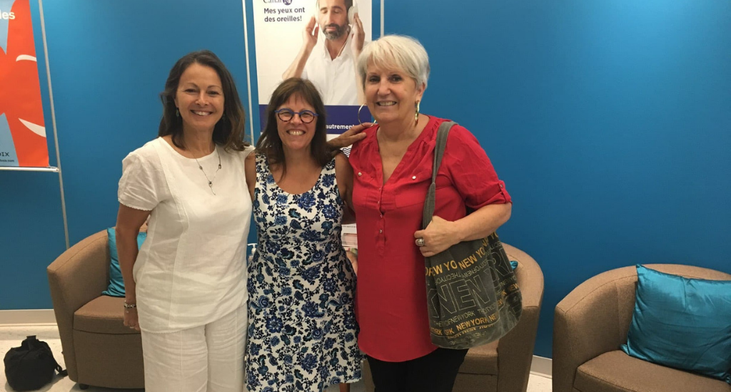 Arlette entourée de ses invités du 25 juillet 2019 Arlette entourée de ses invités du 25 juillet 2019