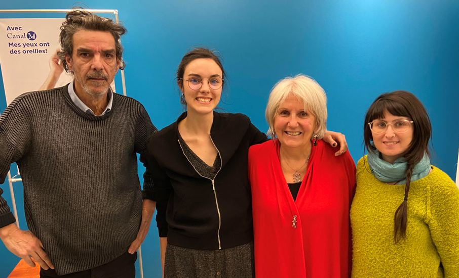 Arlette reçoit: Thibaud de Corta, Marie-Eve Groulx et Milena Gorski. Arlette reçoit: Thibaud de Corta, Marie-Eve Groulx et Milena Gorski.