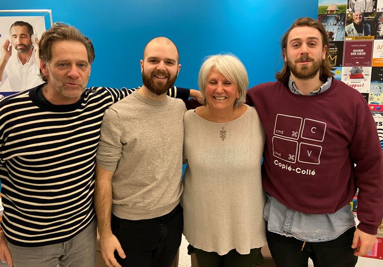 Arlette reçoit: Luc Boily, Cédric Lapratte Roy et François Ruel Côté.