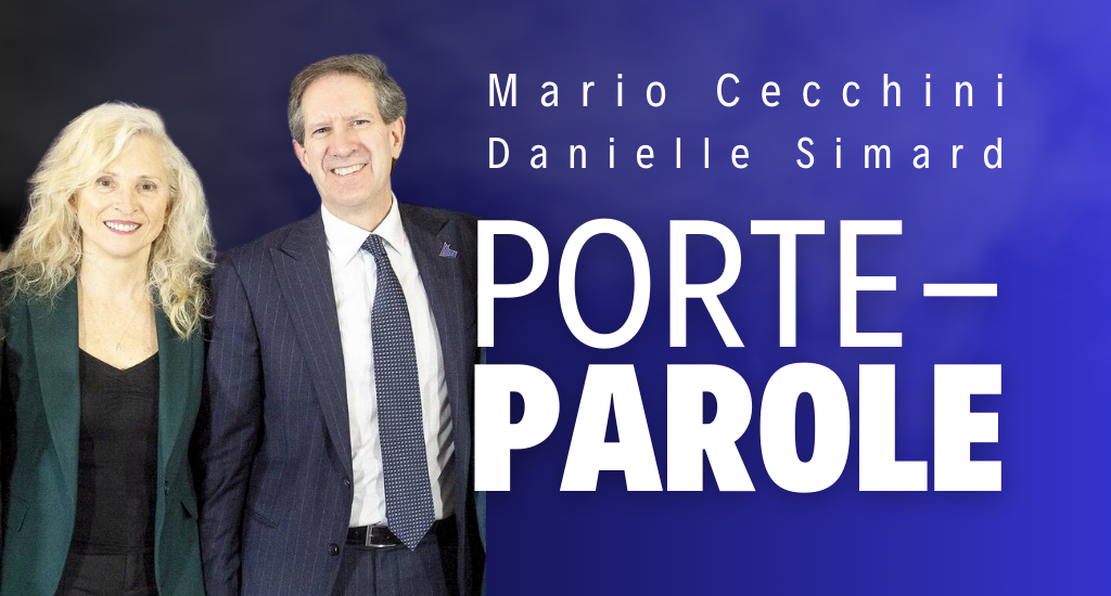 Portrait de Mario Cecchini et Danielle Simard. Portrait de Mario Cecchini et Danielle Simard.
