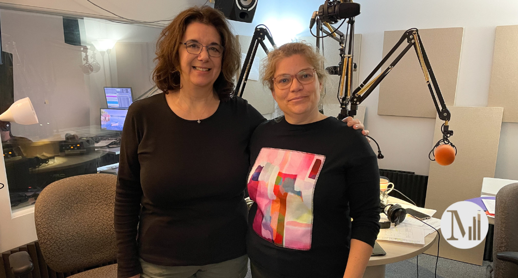 Estelle Vallières et Hélène Denis. 