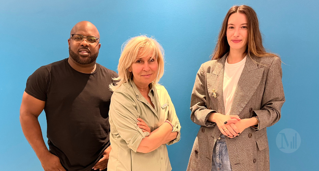 Donald Lauture, instigateur du projet, Chantal Lavoie, animatrice, et Maud Picard, directrice générale