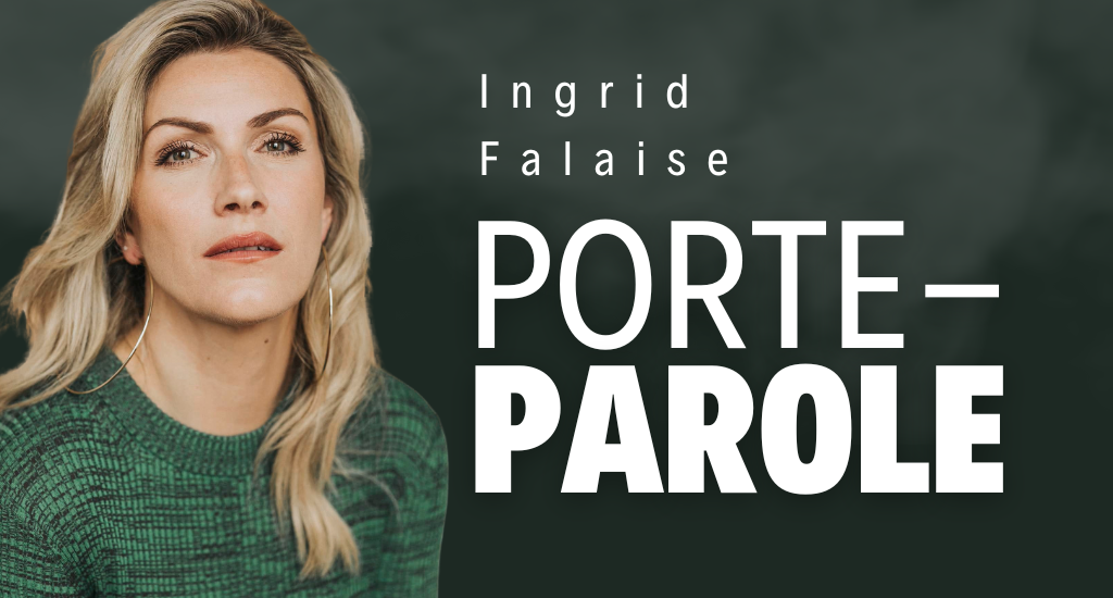 Portrait d'Ingrid Falaise.