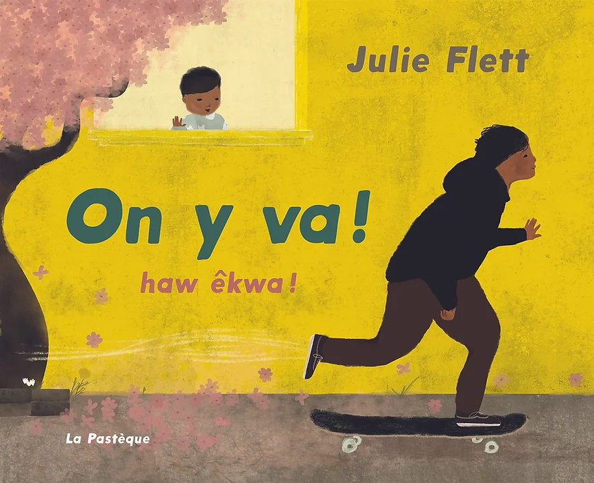 couverture du livre jeunesse On y va! Haw ekwa!