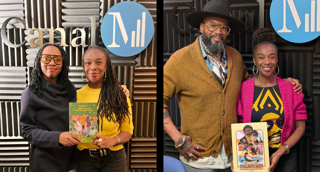 Keithy Antoine, en compagnie de Gabriella Garbeau et Jimmy Susan 