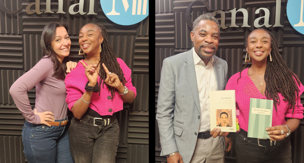 Keithy Antoine, en compagnie de Ruba Ghazal et Franz Benjamin 