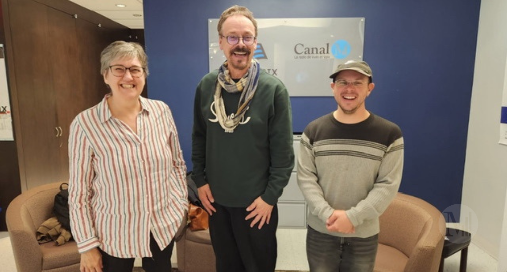AQ- De gauche à droite Mercédez Roberge, Denis-Martin Chabot et Gabriel Szabo 