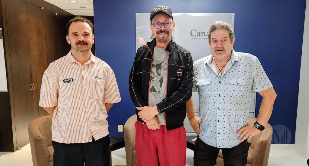 De gauche à droite: Quentin Bellat, Denis-Martin Chabot et Pierre Perreault 