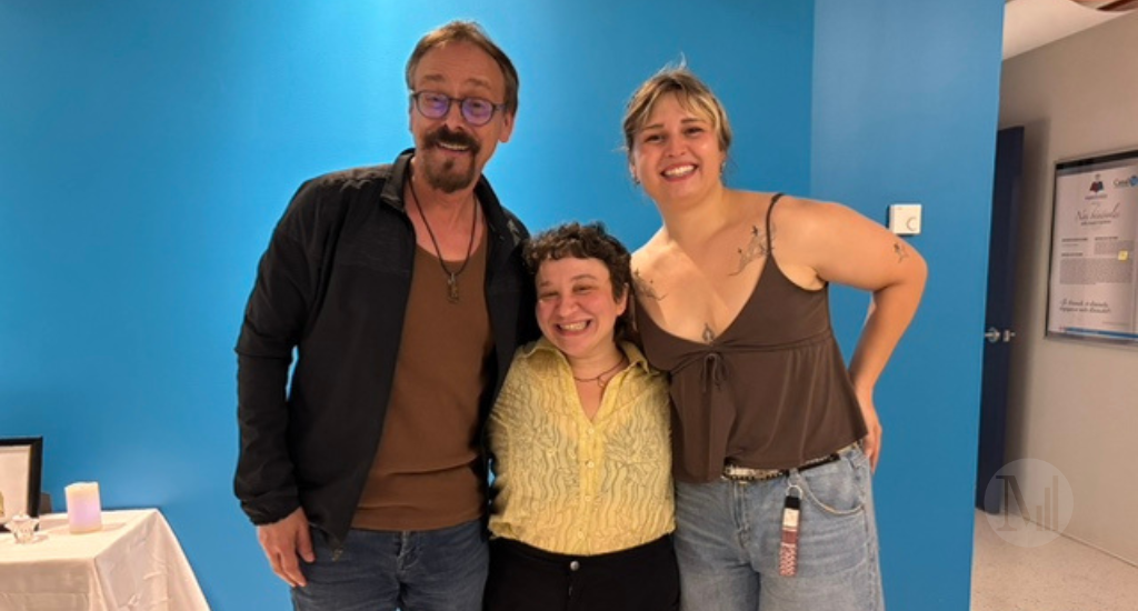 De gauche à droite: Denis-Martin Chabot, Mélissa Iguer et Lyraël Dauphin 