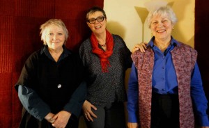 Francine Ruel, à gauche, avec Clotilde Seille et Nicole Châtelain
