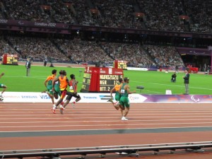 Sprinters non-voyants